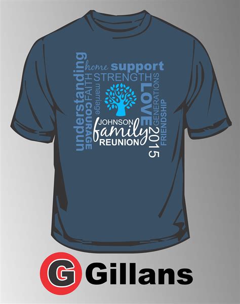 Get your next family reunion shirt done at Gillans! | Family reunion ...