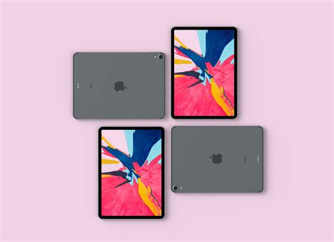 Free Top View of Apple iPad Pro 2018 Mockup PSD - Good Mockups