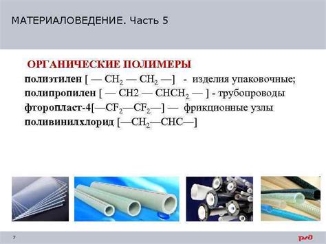 Органические полимеры: виды, состав, применение