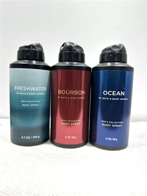 Bath & Body Works Men's Collection 3 Piece Body Spray Gift Set ...