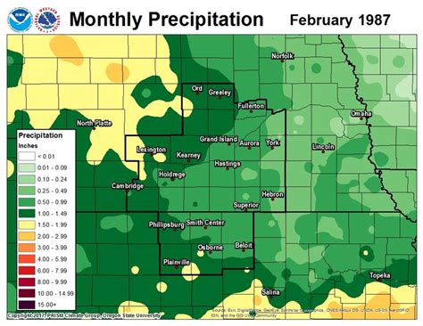 1987 Monthly Precipitation Maps