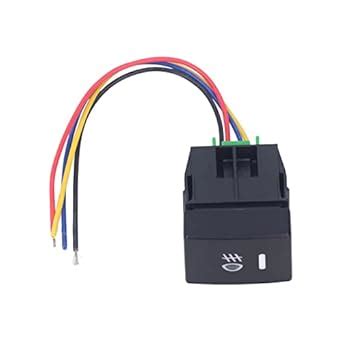 Corrosion-resistant fog lamp switch with easy-to-assemble LED wiring ...