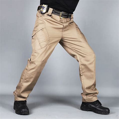 Men's Cargo Pants Tactical Pants Tactical Hiking Pants Zipper Pocket ...