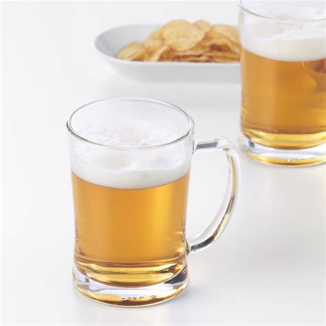 MJÖD beer tankard, clear glass, 60 cl (20 oz) - IKEA