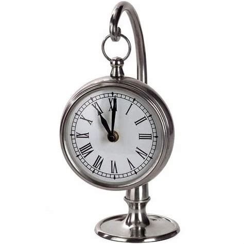 Wall & Table Clocks - Metal Table Clock Exporter from Moradabad
