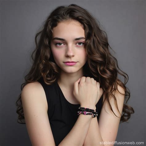 Woman's Gentle Face in the Dark | Stable Diffusion Online