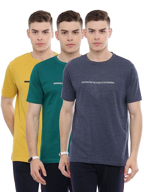 Proline Men's Solid Green Cotton T-Shirt (RNPCK23_S_Deep Lake Green ...