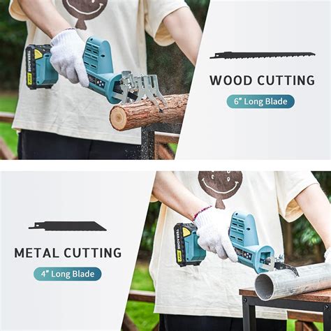 Buy TERRADISE Cordless Reciprocating Saw, Electric Sawzall with 2.0Ah ...