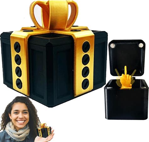 Amazon.com: The Annoying Present with Middle Finger, Annoying Gift Box ...