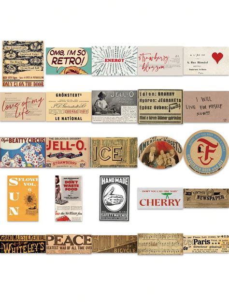 1 Pack Of 50 Pcs English Slogan Cartoon Retro Graffiti Stickers ...