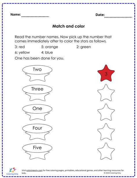 Image result for Color Activity Worksheet
