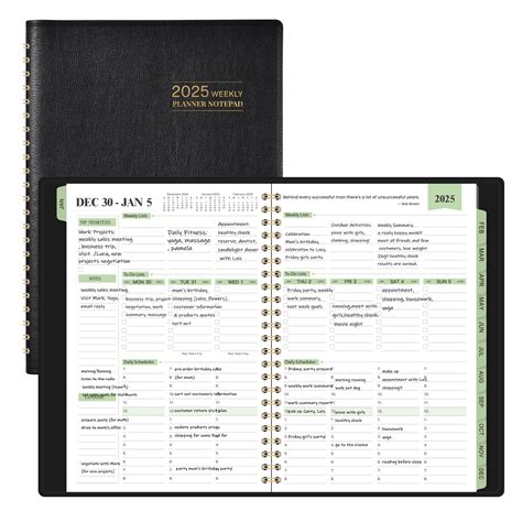 Buy 2025 Planner - 3-Layer Down Weekly & Monthly Planner Notepad, 8.5 ...