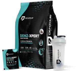DENZOUR NUTRITION Denz - Xpert Whey Protein with Shaker | Muscle Growth ...