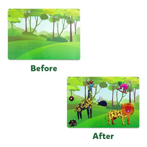 Buy Skillmatics Foil Fun World of Animals - Art & Craft DIY Activity ...