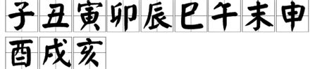 子丑寅卯辰巳午未申酉戌亥篆书怎麼写_百度知道