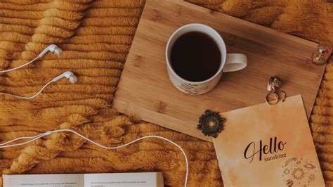 Download wallpaper 2560x1440 cup, coffee, book, inscription widescreen ...