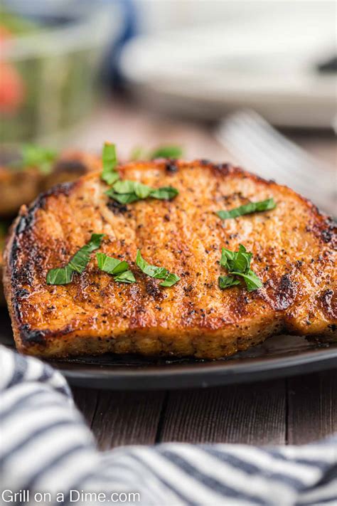 Grilled Boneless Pork Chops - grillonadime.com