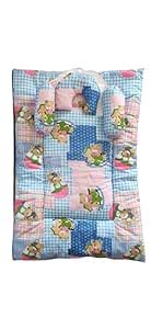 Baby Bedding Set with Neck Pillow and 2 Bolster Pillow (0-6 Months) New ...