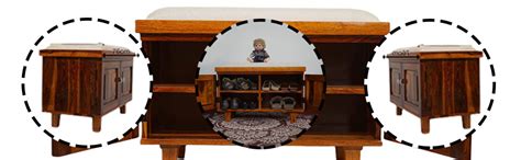 WELLBORN Solid Sheesham Wood Furniture Shoes Rack with 2 Seater ...