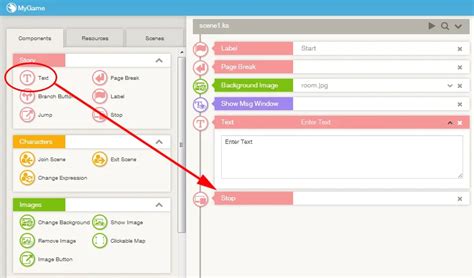 Image result for How to Add Text Using Scene Builder