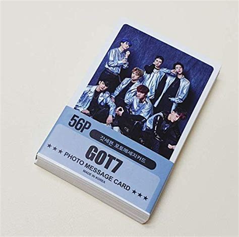 GOT7 : 56pcs Mini Postcard Photocard Set : Amazon.in: Office Products