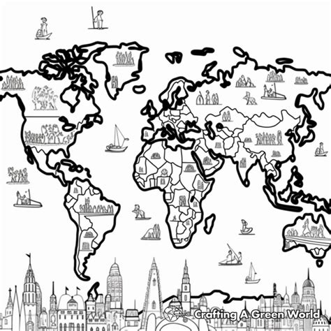 Image result for Basic World Map Coloring Pages