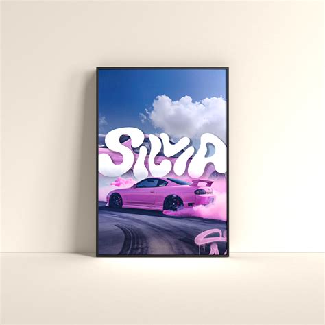 Nissan Silvia S15 – JDM Drift Culture Poster – Dripster Graphics