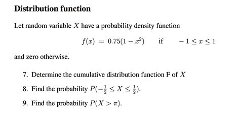 Image result for Distribution Function of a Random Variable