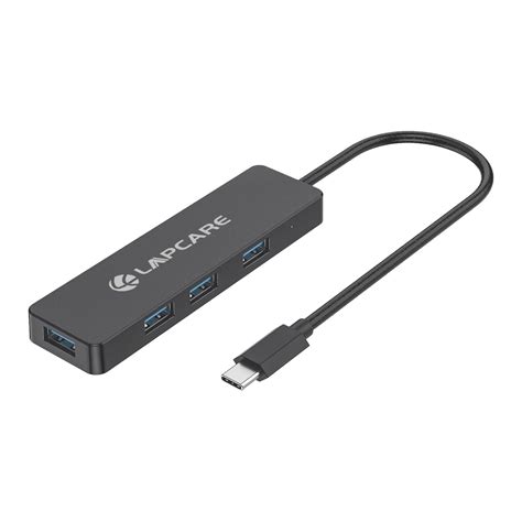 LAPCARE 4-in-1 USB C 3.0 HUB, Type C to USB A HUB Splitter Extender ...