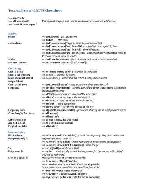 Image result for NLTK Text Analysis