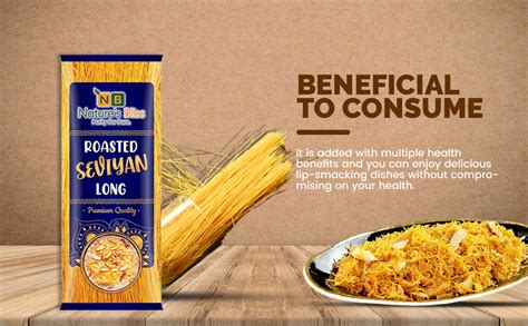 Nature's Bliss Roasted Seviyan/Natural Vermicelli Semiya-400Gm ...