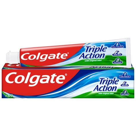 Colgate Triple Action Original Mint Pasta do zębów 75 ml (6920354835971 ...
