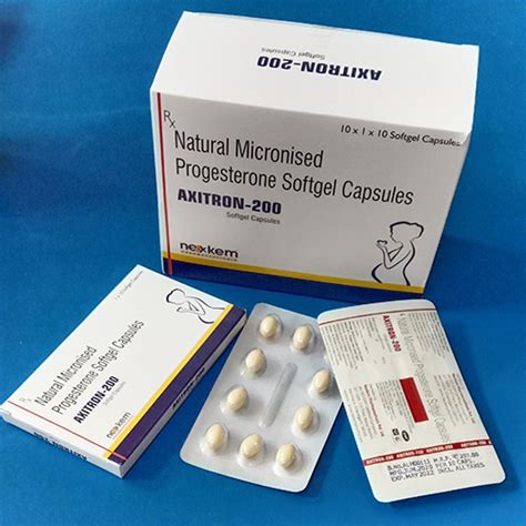 AXITRON-200 Softgel Capsules Nexkem Pharmaceuticals Pvt. Ltd.