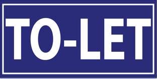 WallDesign To-Let Sign Board 14 in x 7 in For Building Shop Appartment ...