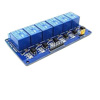 TRUSTECH 5V 6 Channel Low Level Relay Module with Light Coupling ...