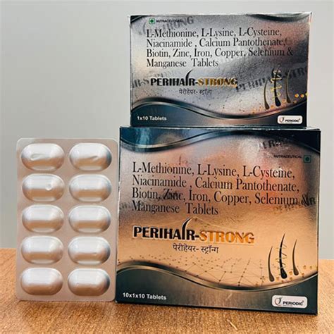 PERIHAIR-STRONG TABLETS Periodic Healthcare