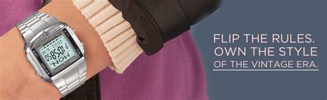 Casio Vintage DB-360-1DF Digital Grey Dial Unisex Watch Silver Metal ...