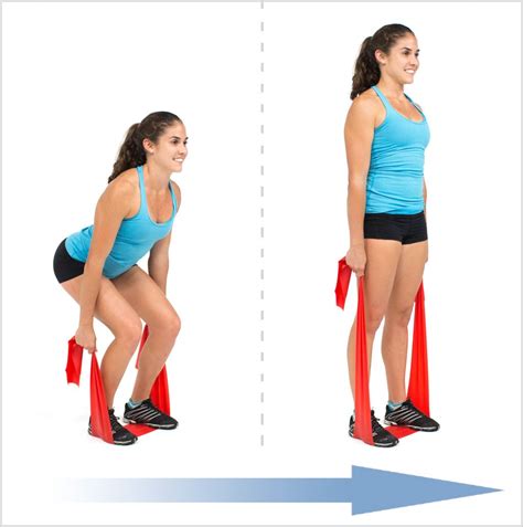Squats with flat resistance bands – Artofit