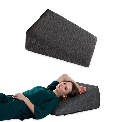 The White Willow Bed Wedge Pillow Cushion for Back Support & Sleeping ...