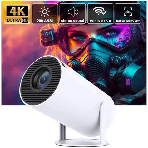 Hespa 2000 Lumens Smart Projector | 720p | Netflix & Screen Mirroring ...