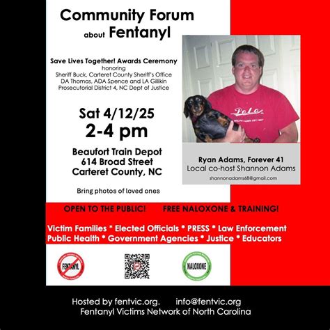 Forum about Fentanyl & Save Lives Together! Awards Sat 4/12, 2-4pm ...