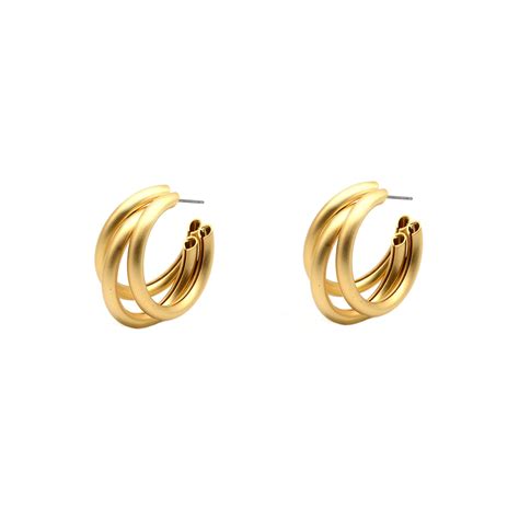 Shop online Claudia Gold Hoop Earrings by Joker & Witch