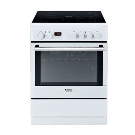 Električni šporet Hotpoint Ariston H6VMH6A(W)/GR, 59 l, Bela