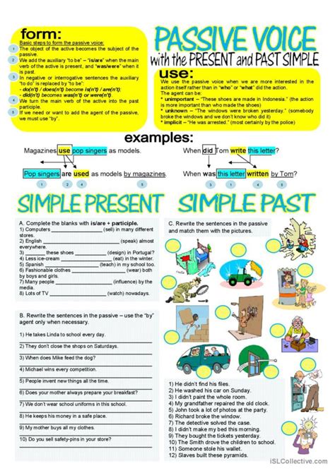 Image result for Present Simple Passive Examples