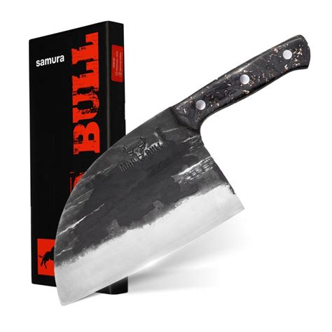 Buy Samura Mad Bull Serbian Chef’S Knife With Marble Carbon Handle, 7.0 ...