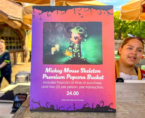 PHOTOS: New Mickey Skeleton Popcorn Bucket Arrives in Disney World ...