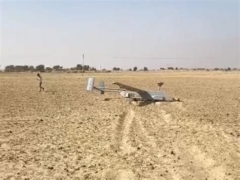 Drone found near India-Pakistan border in Jaisalmer: Crashed quad ...