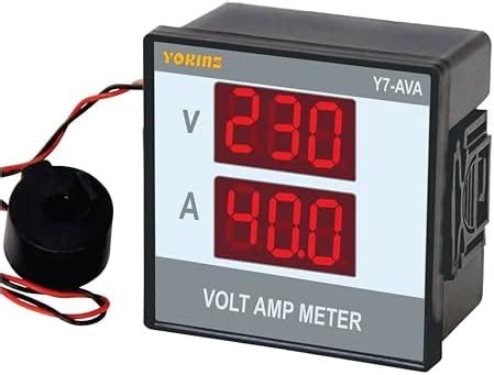 YOKINS, Y7-AVA Digital Multimeter 0-500V AC/Ampere 1.0-50A, CT Clamp ...