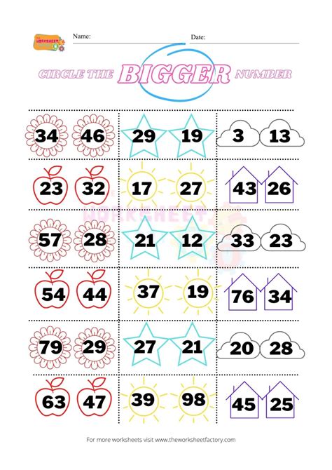 Free Printable Number Worksheets for Kids — Dream Worksheets