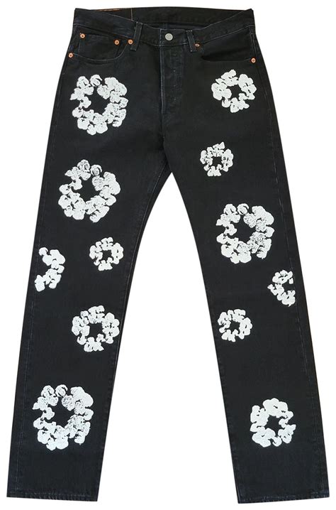 Buy Levi's x Denim Tears The Cotton Wreath Jean 'Black' - DT501 003 30 ...